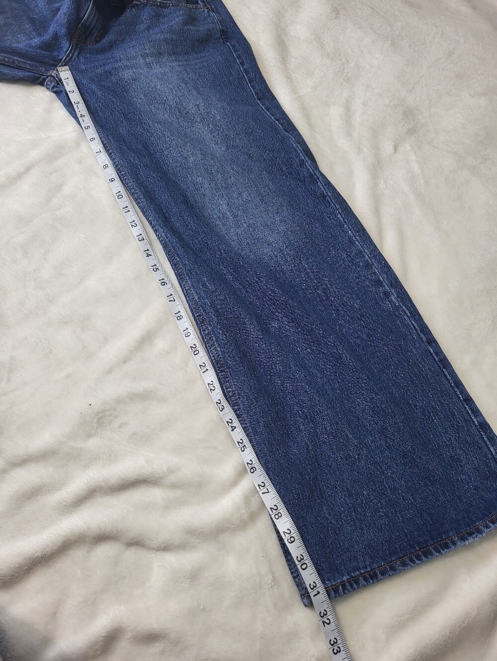 Levi's Superlow Wide Leg Blue Jeans. Ladies Size 31 - Picture 9 of 16